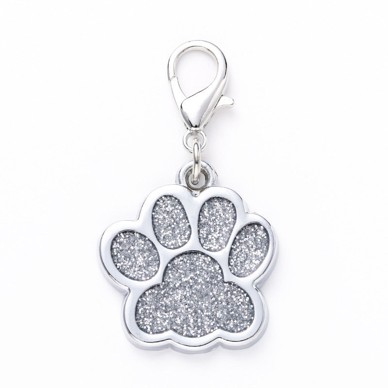 Footprint Engraving Dog Tag