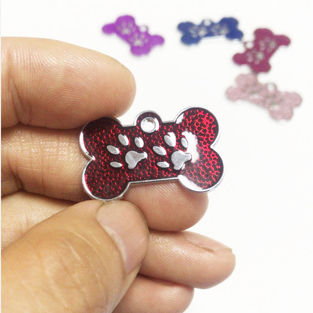 Footprint Engraving Dog Tag